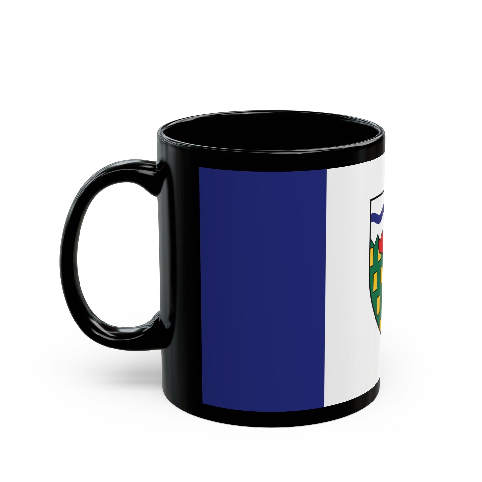 Flag of Northwest Territories Canada - Black Coffee Mug-The Sticker Space