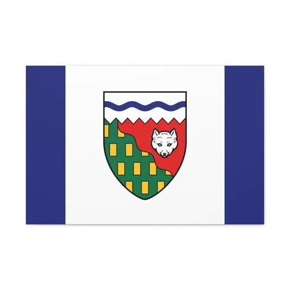 Flag of Northwest Territories Canada - Canvas Wall Art 30" x 20" 1.25" - The Sticker Space