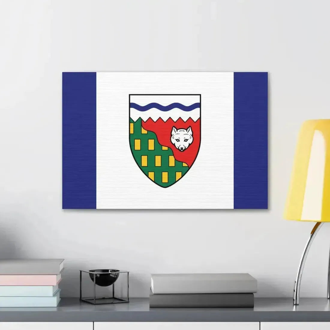 Flag of Northwest Territories Canada - Canvas Wall Art - The Sticker Space