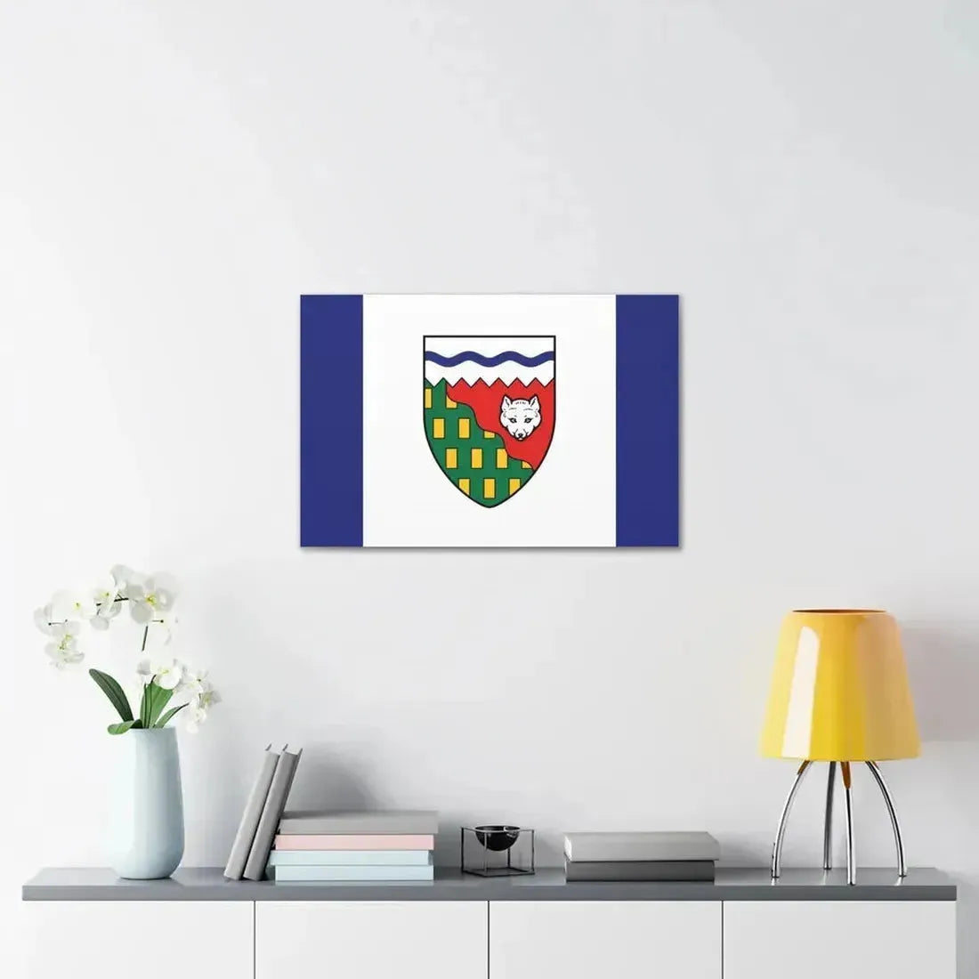 Flag of Northwest Territories Canada - Canvas Wall Art - The Sticker Space