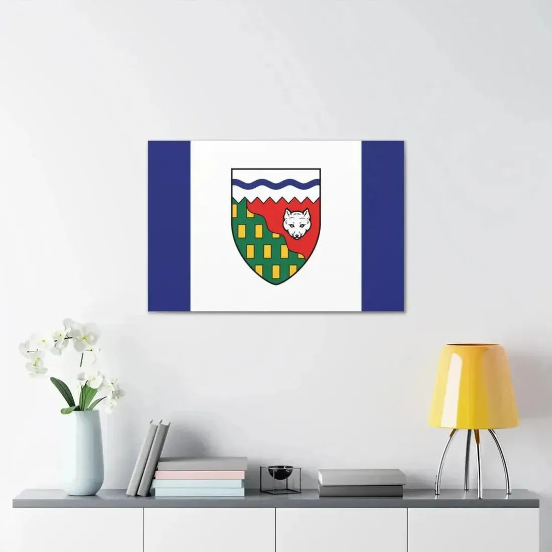 Flag of Northwest Territories Canada - Canvas Wall Art - The Sticker Space