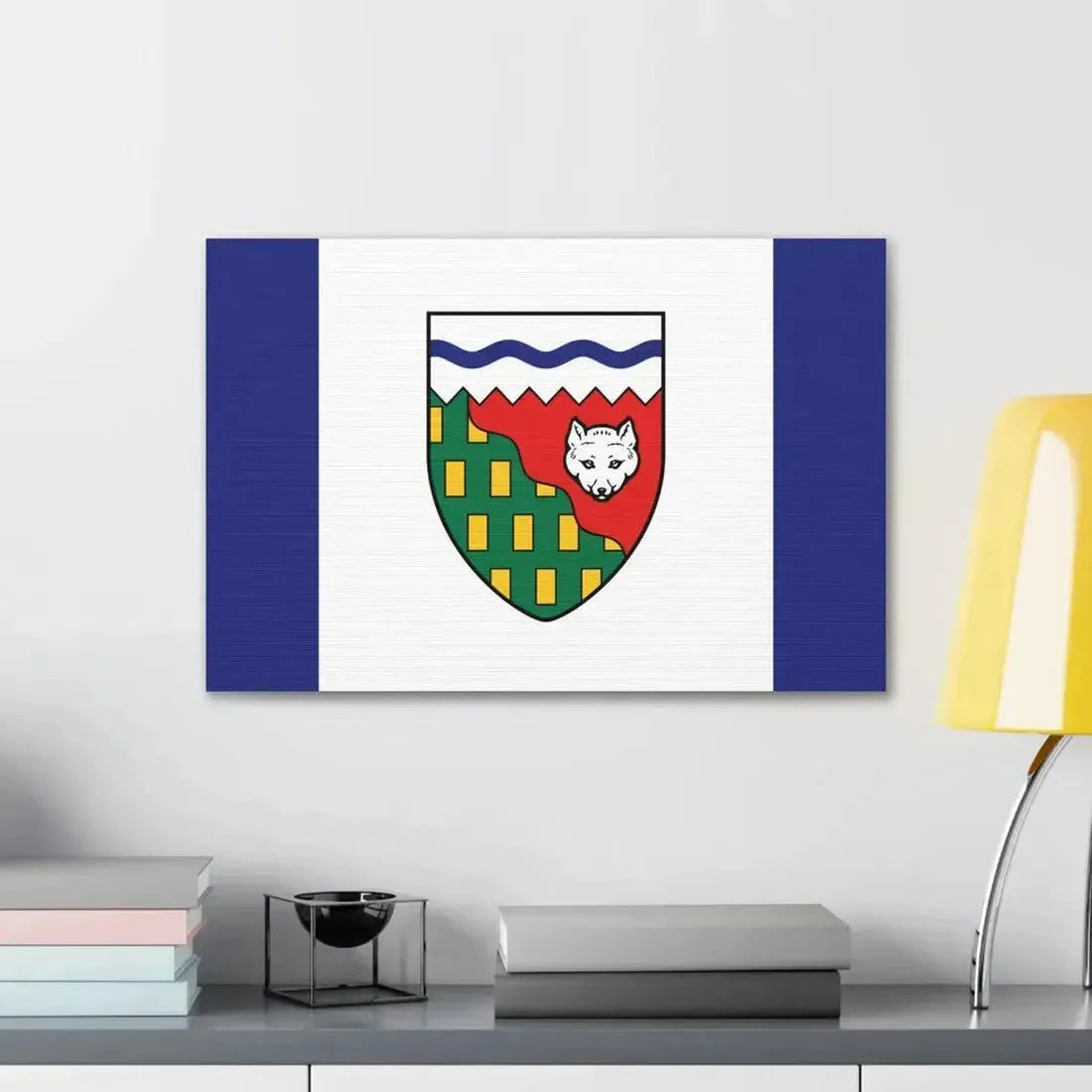 Flag of Northwest Territories Canada - Canvas Wall Art - The Sticker Space