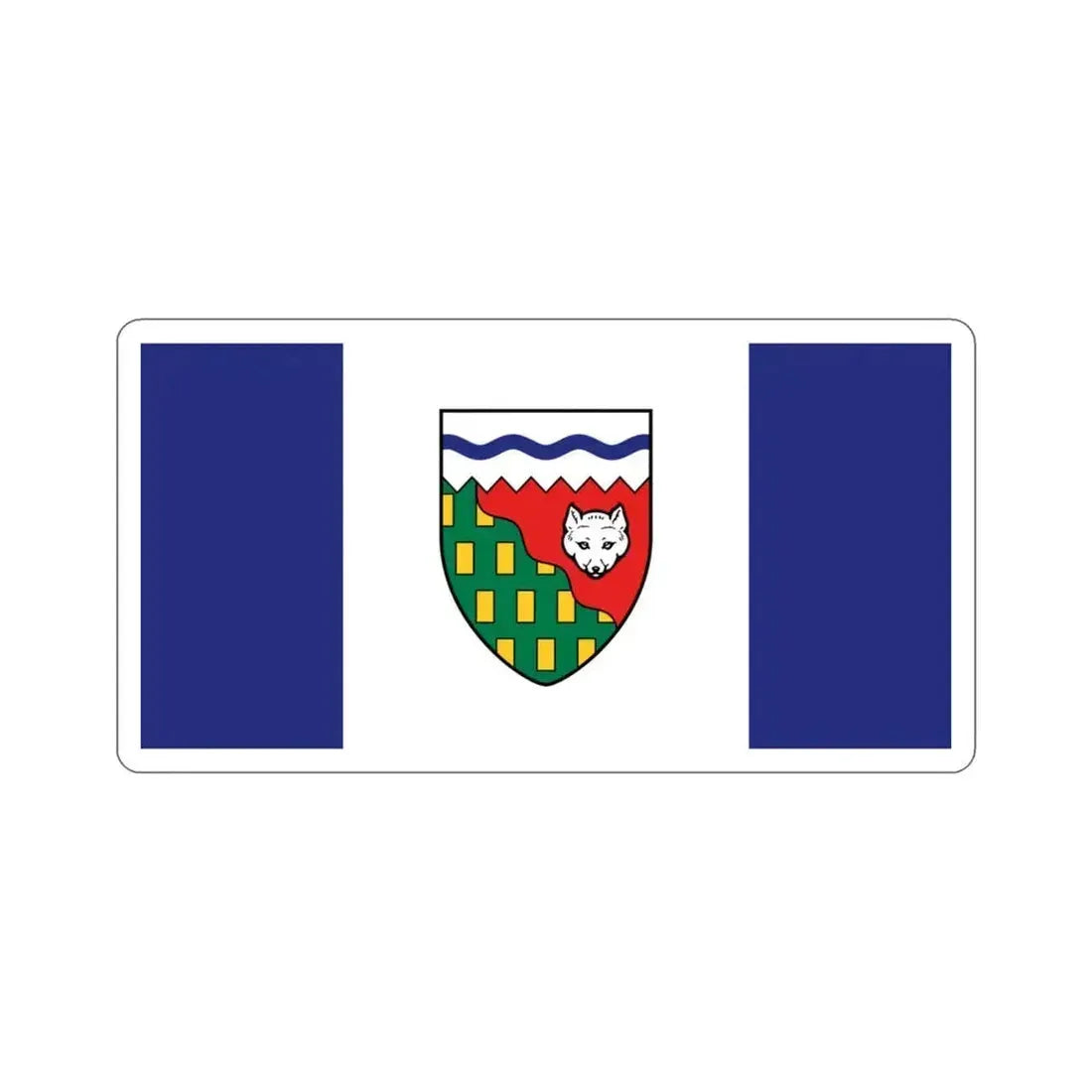 Flag of Northwest Territories Canada STICKER Vinyl Die-Cut Decal 3 Inch - The Sticker Space