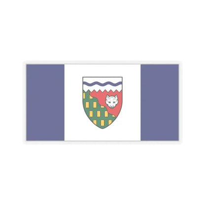 Flag of Northwest Territories Canada - STICKER Vinyl Kiss-Cut Decal 4 Inch Transparent - The Sticker Space