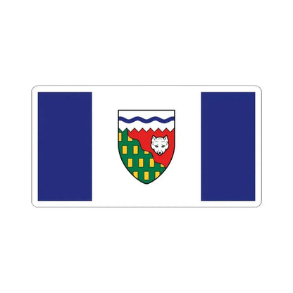 Flag of Northwest Territories Canada - STICKER Vinyl Kiss-Cut Decal 4 Inch White - The Sticker Space