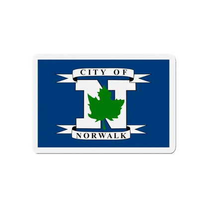 Flag of Norwalk Ohio - Refrigerator Magnet - The Sticker Space