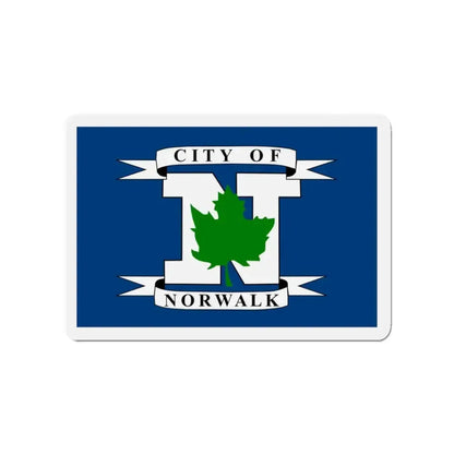 Flag of Norwalk Ohio - Refrigerator Magnet - The Sticker Space