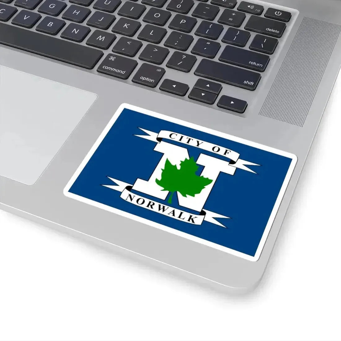 Flag of Norwalk Ohio (United States) STICKER Vinyl Kiss-Cut Decal - The Sticker Space