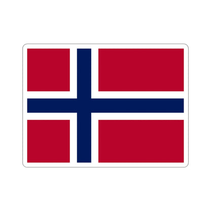 Flag of Norway STICKER Vinyl Die-Cut Decal-3 Inch-The Sticker Space