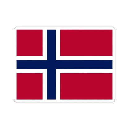 Flag of Norway STICKER Vinyl Die-Cut Decal 3 Inch - The Sticker Space