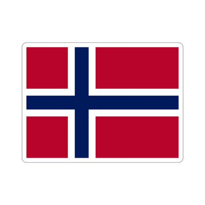 Flag of Norway STICKER Vinyl Die-Cut Decal-4 Inch-The Sticker Space