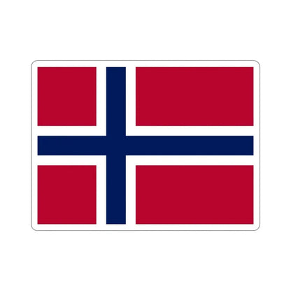 Flag of Norway STICKER Vinyl Die-Cut Decal 4 Inch - The Sticker Space