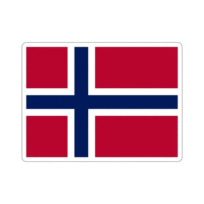 Flag of Norway STICKER Vinyl Die-Cut Decal 5 Inch - The Sticker Space