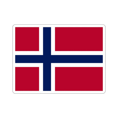 Flag of Norway STICKER Vinyl Die-Cut Decal-6 Inch-The Sticker Space