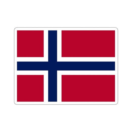 Flag of Norway STICKER Vinyl Die-Cut Decal-6 Inch-The Sticker Space