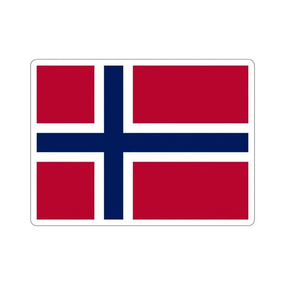 Flag of Norway STICKER Vinyl Die-Cut Decal 6 Inch - The Sticker Space