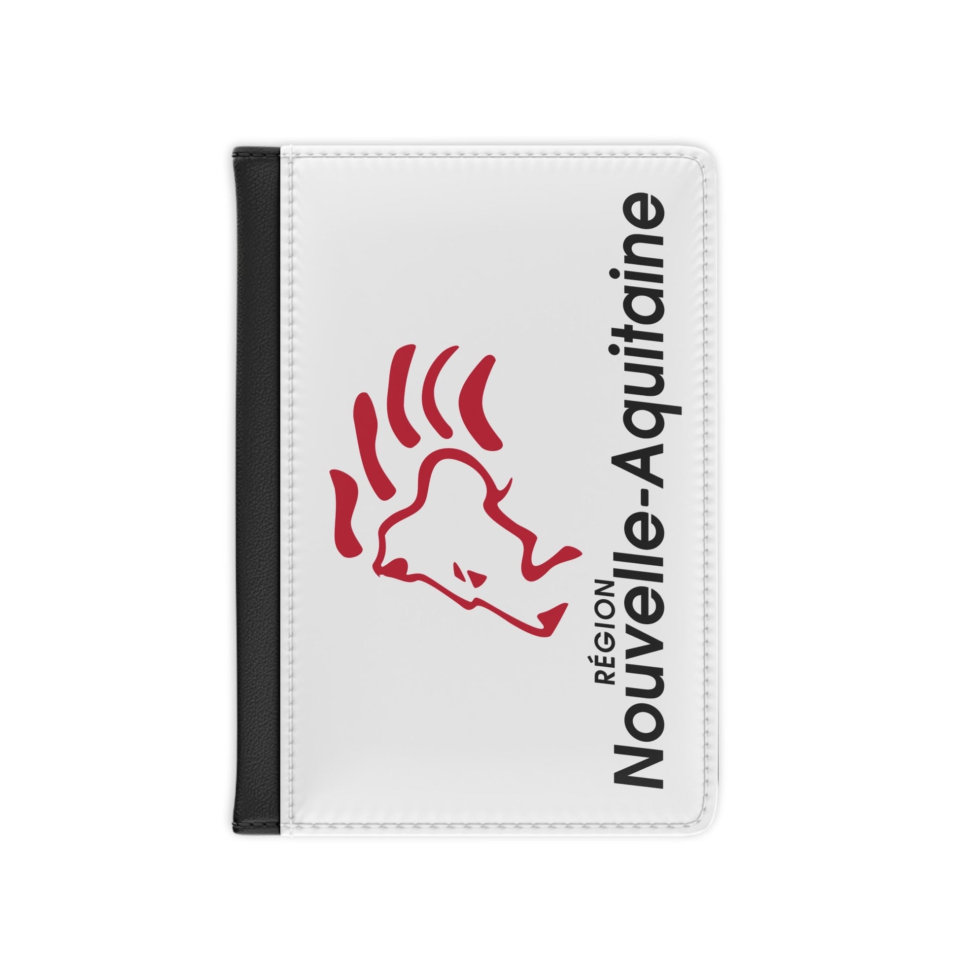 Flag of Nouvelle Aquitaine France 2 - Passport Holder-3.9" x 5.8"-The Sticker Space