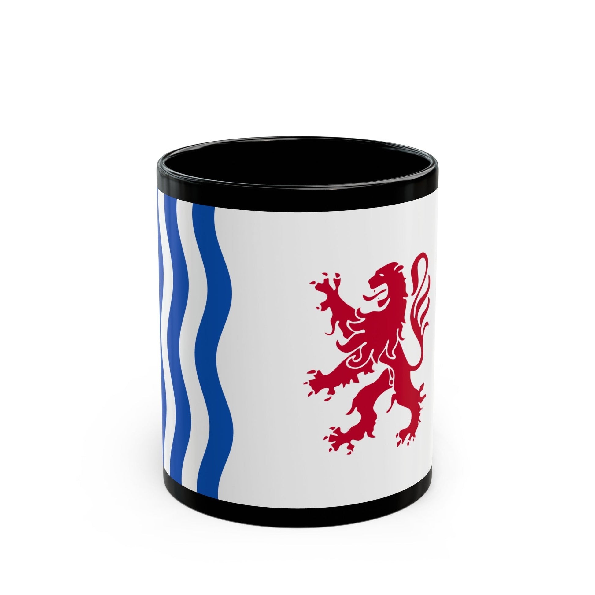 Flag of Nouvelle Aquitaine France - Black Coffee Mug-11oz-The Sticker Space