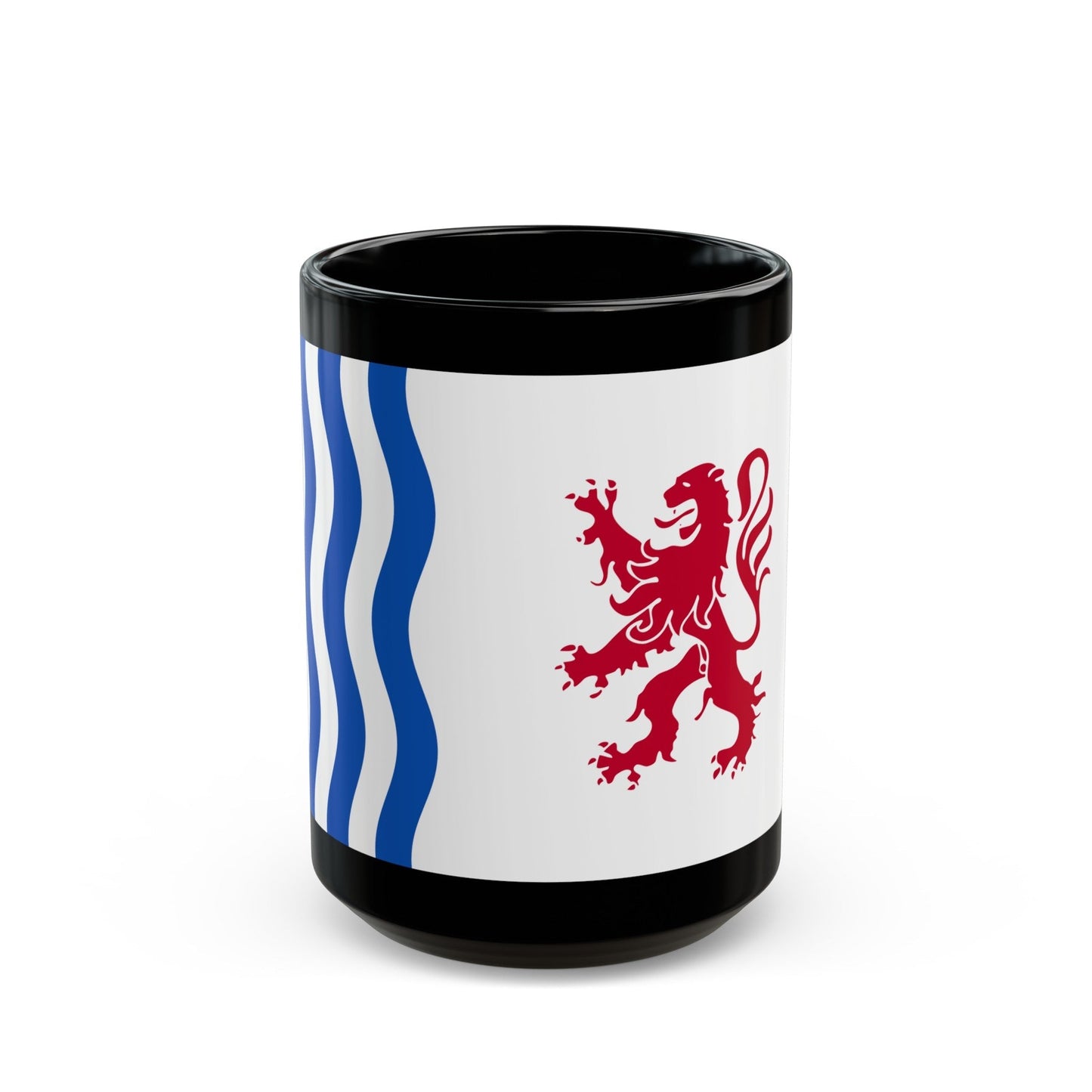 Flag of Nouvelle Aquitaine France - Black Coffee Mug-15oz-The Sticker Space