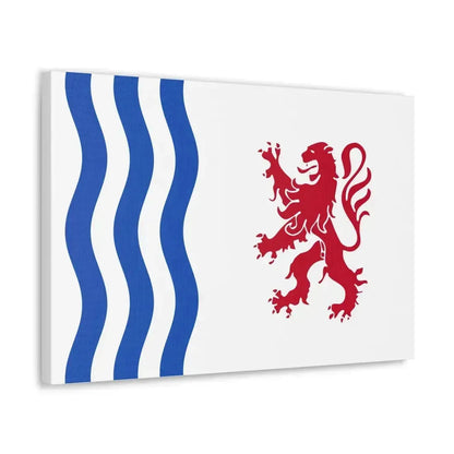 Flag of Nouvelle Aquitaine France - Canvas Wall Art - The Sticker Space