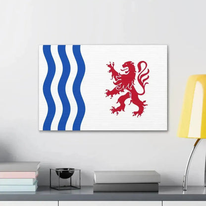 Flag of Nouvelle Aquitaine France - Canvas Wall Art - The Sticker Space