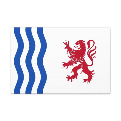 Flag of Nouvelle Aquitaine France - Canvas Wall Art - The Sticker Space