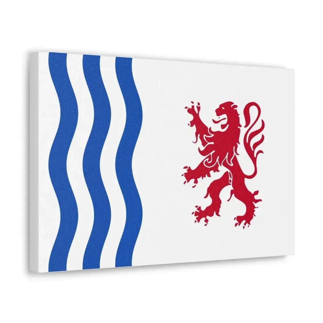 Flag of Nouvelle Aquitaine France - Canvas Wall Art - The Sticker Space