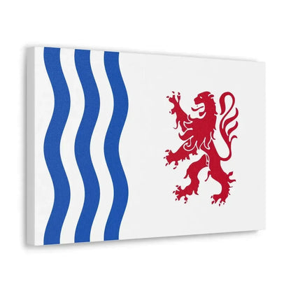 Flag of Nouvelle Aquitaine France - Canvas Wall Art - The Sticker Space