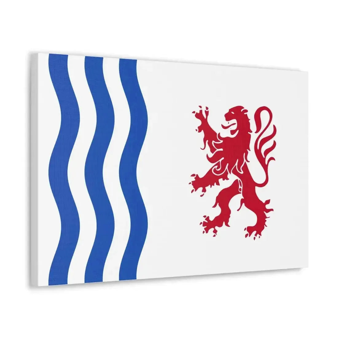 Flag of Nouvelle Aquitaine France - Canvas Wall Art - The Sticker Space