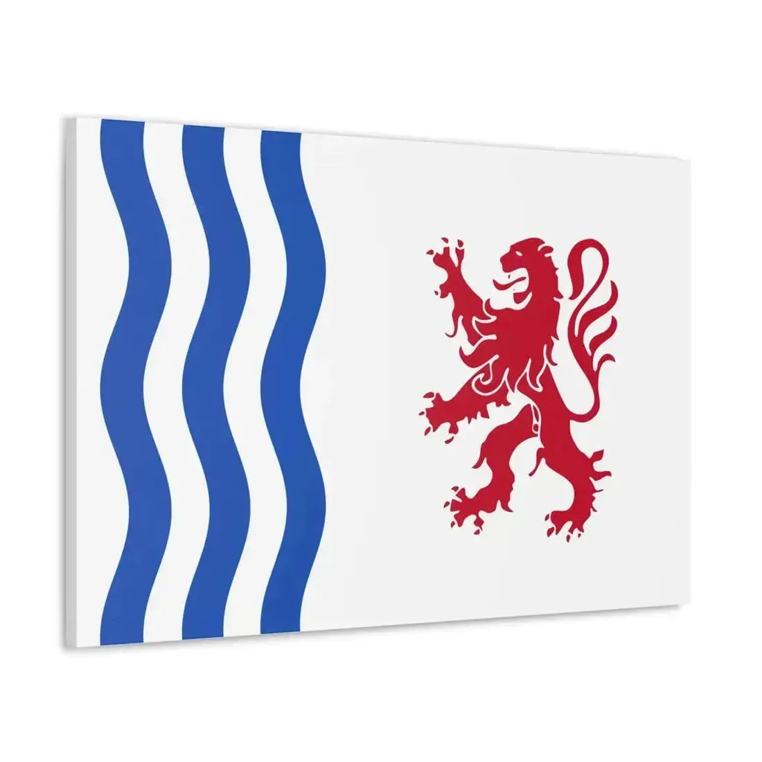 Flag of Nouvelle Aquitaine France - Canvas Wall Art - The Sticker Space