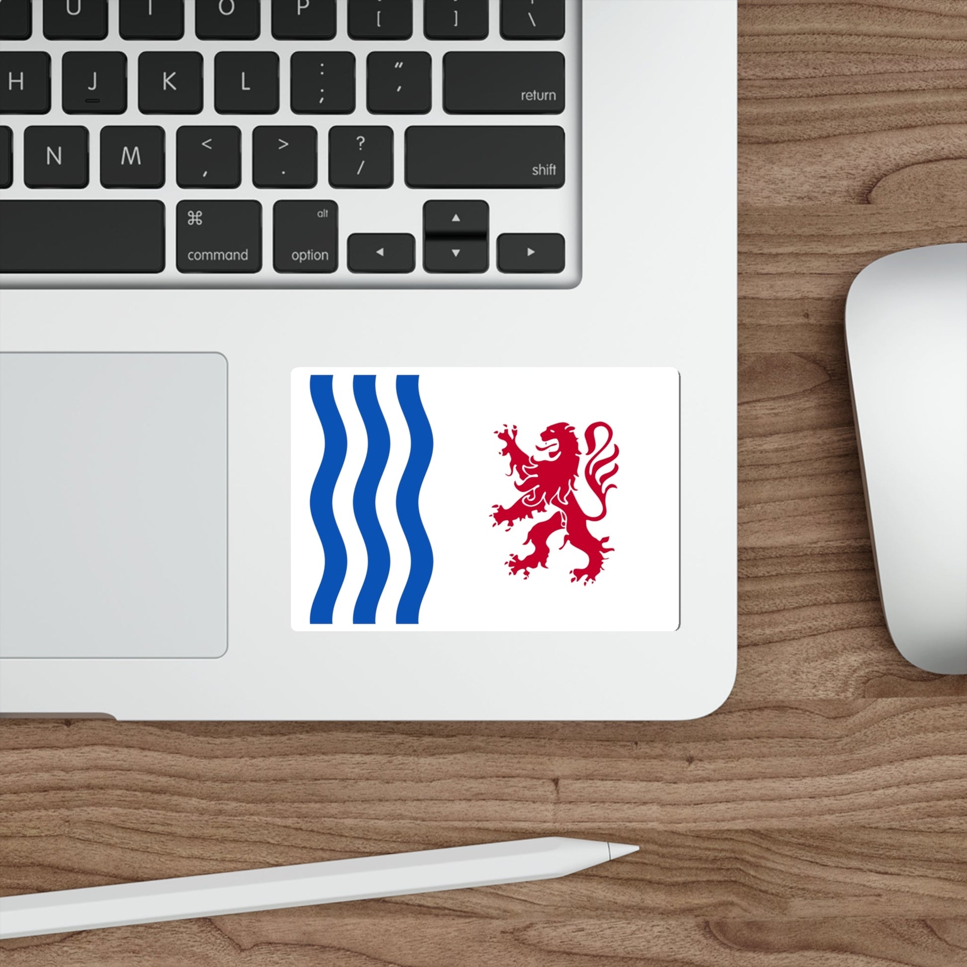 Flag of Nouvelle Aquitaine France STICKER Vinyl Die-Cut Decal-The Sticker Space