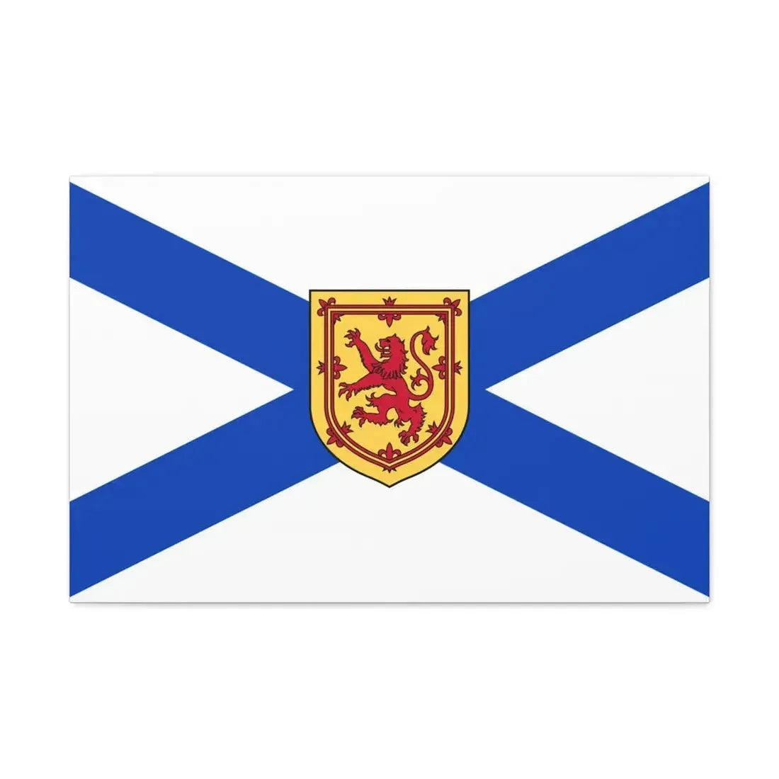 Flag of Nova Scotia Canada - Canvas Wall Art 30" x 20" 1.25" - The Sticker Space