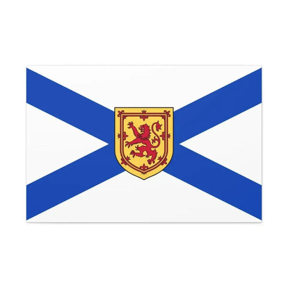Flag of Nova Scotia Canada - Canvas Wall Art 36" x 24" 1.25" - The Sticker Space