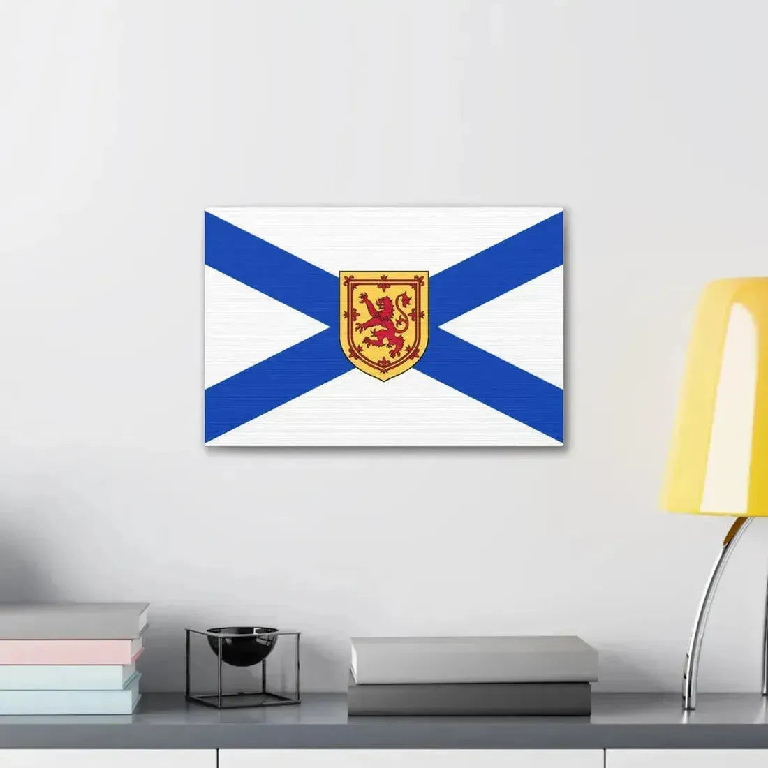 Flag of Nova Scotia Canada - Canvas Wall Art - The Sticker Space