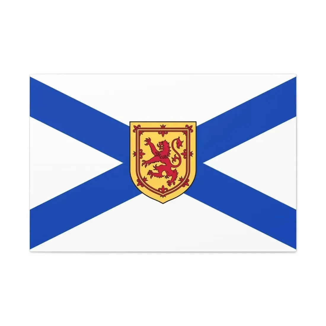 Flag of Nova Scotia Canada - Canvas Wall Art - The Sticker Space