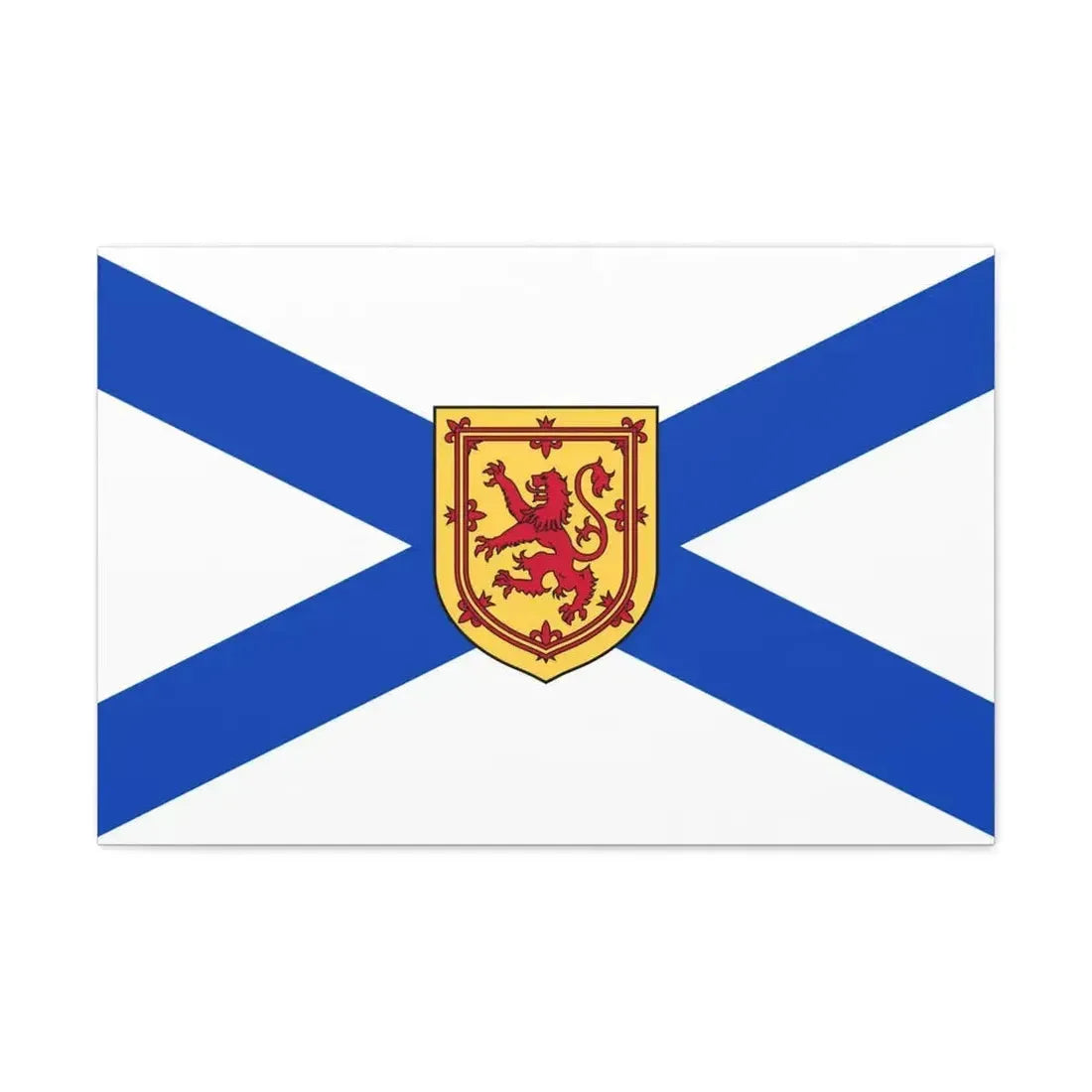 Flag of Nova Scotia Canada - Canvas Wall Art - The Sticker Space