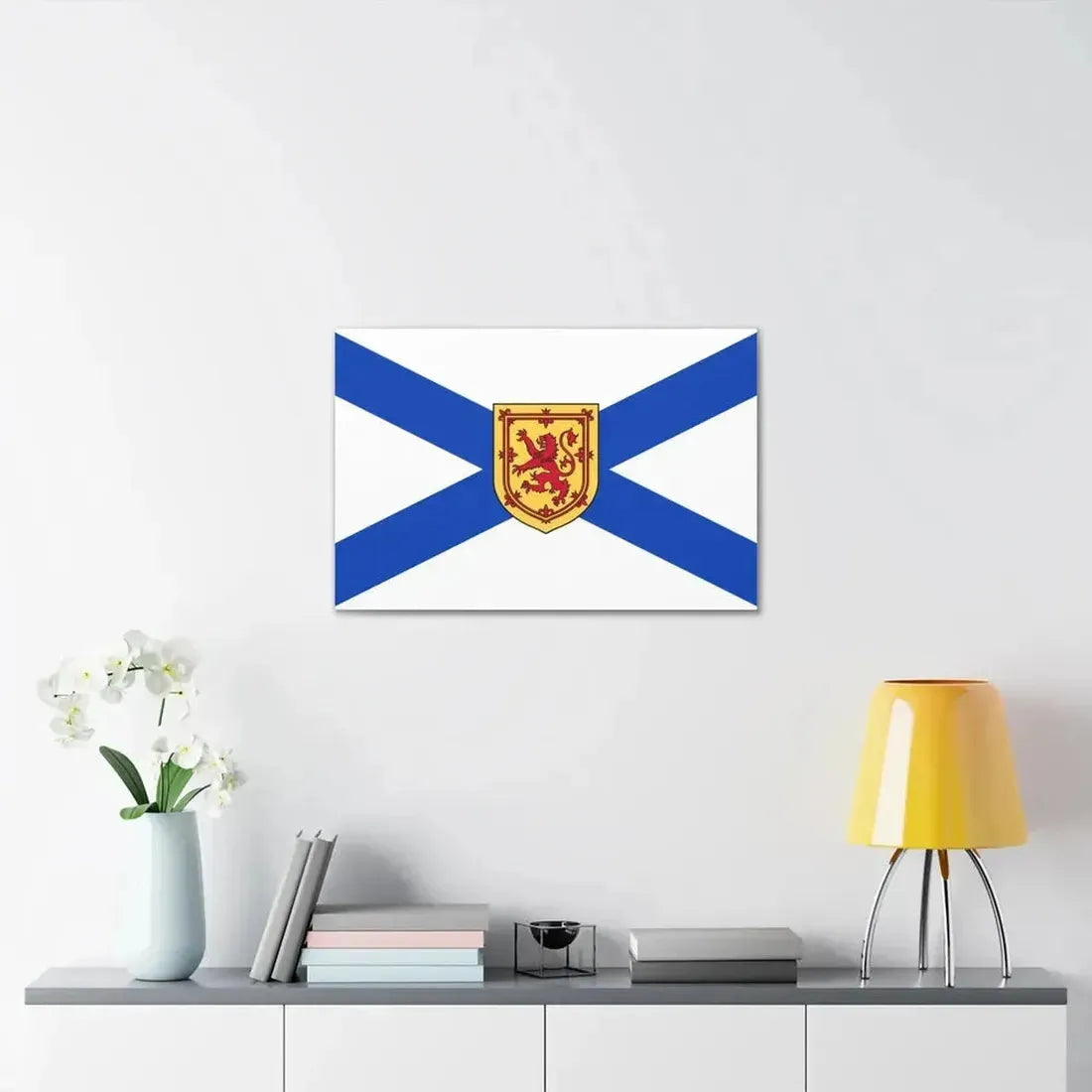 Flag of Nova Scotia Canada - Canvas Wall Art - The Sticker Space