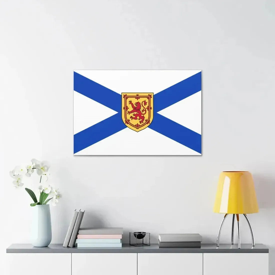Flag of Nova Scotia Canada - Canvas Wall Art - The Sticker Space