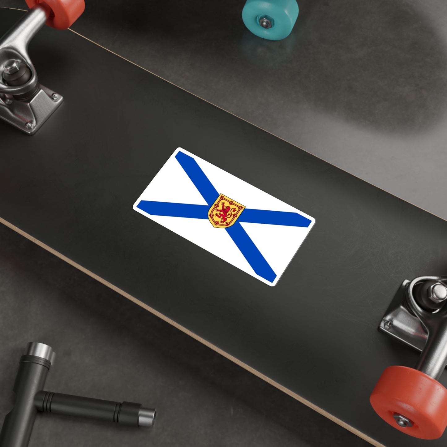 Flag of Nova Scotia Canada STICKER Vinyl Die-Cut Decal-The Sticker Space