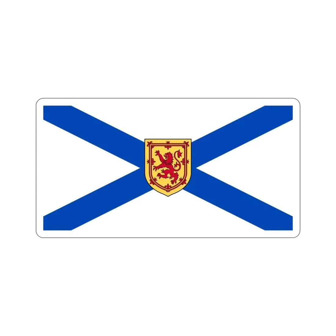 Flag of Nova Scotia Canada STICKER Vinyl Die-Cut Decal - The Sticker Space