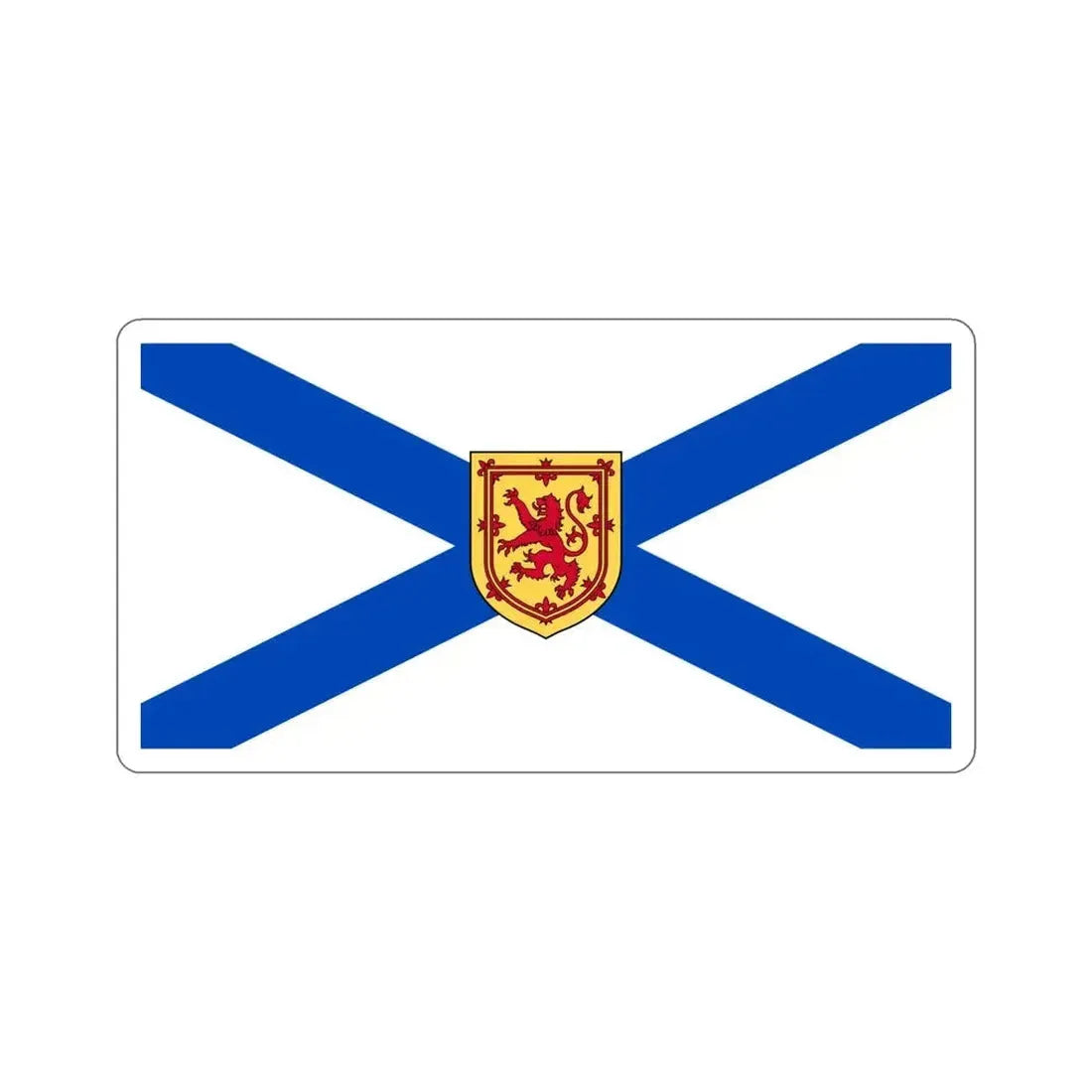Flag of Nova Scotia Canada STICKER Vinyl Die-Cut Decal - The Sticker Space