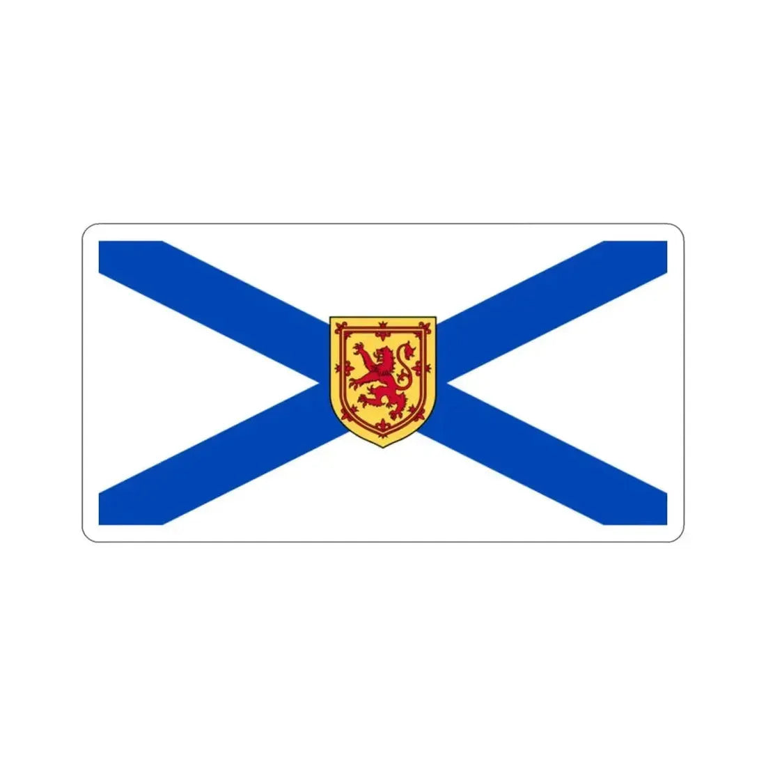 Flag of Nova Scotia Canada STICKER Vinyl Die-Cut Decal - The Sticker Space