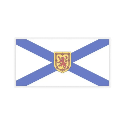 Flag of Nova Scotia Canada - STICKER Vinyl Kiss-Cut Decal 2 Inch Transparent - The Sticker Space