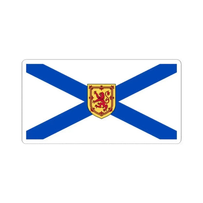 Flag of Nova Scotia (Canada) STICKER Vinyl Kiss-Cut Decal 2 Inch White - The Sticker Space