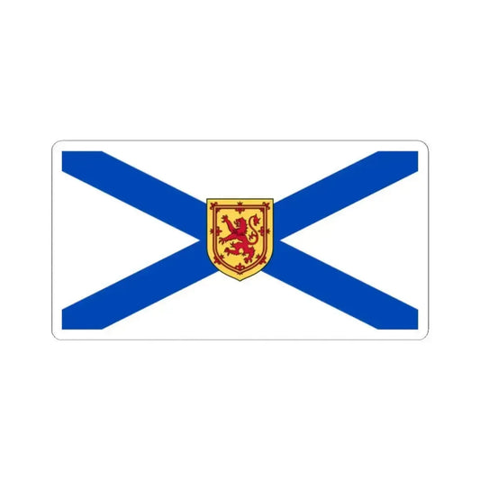 Flag of Nova Scotia (Canada) STICKER Vinyl Kiss-Cut Decal 2 Inch White - The Sticker Space