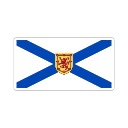 Flag of Nova Scotia (Canada) STICKER Vinyl Kiss-Cut Decal 3 Inch White - The Sticker Space