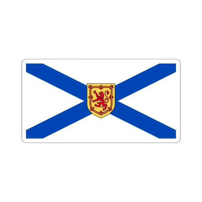 Flag of Nova Scotia Canada - STICKER Vinyl Kiss-Cut Decal 3 Inch White - The Sticker Space