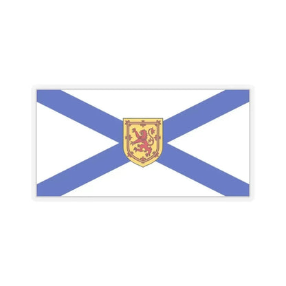 Flag of Nova Scotia Canada - STICKER Vinyl Kiss-Cut Decal 4 Inch Transparent - The Sticker Space