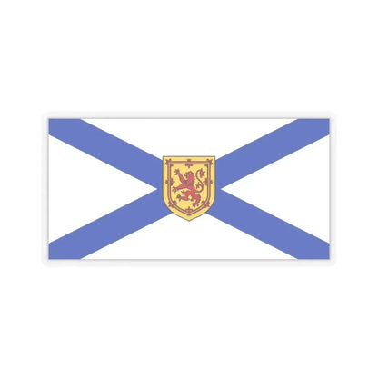 Flag of Nova Scotia Canada - STICKER Vinyl Kiss-Cut Decal 6 Inch Transparent - The Sticker Space