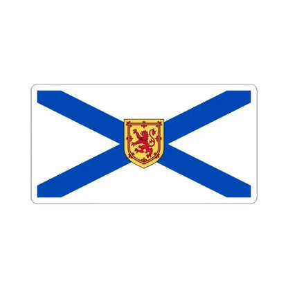 Flag of Nova Scotia (Canada) STICKER Vinyl Kiss-Cut Decal 6 Inch White - The Sticker Space